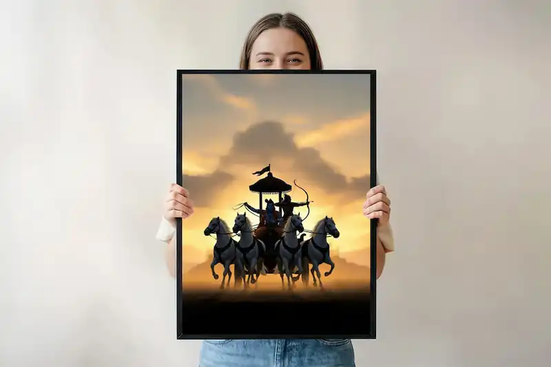 Jay Shree Rama – Sacred Archer & Protector of Dharma 🕉️🏹