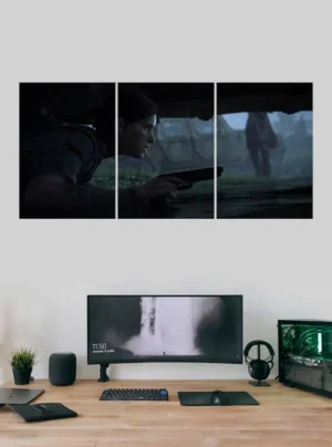 The Last Of Us II Gaming Split Poster