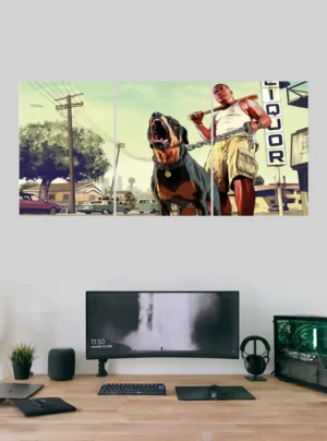 Grand Theft Auto: San Andreas Gaming Split Poster
