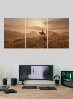 Red Dead Redemption 2  Gaming Split Poster 1