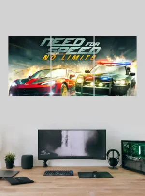 Need For Speed No Limit Gaming Split Poster