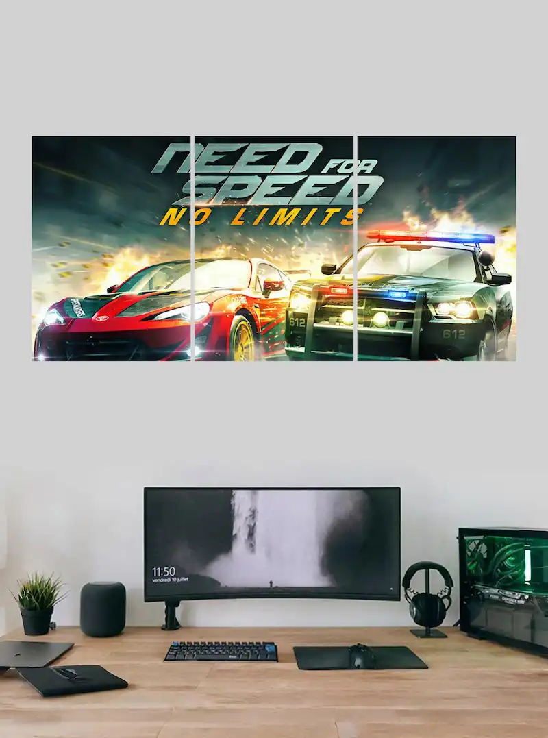 Need For Speed No Limit Gaming Split Poster