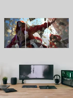 Garena Free Fire Epic Battle Background  Split Poster