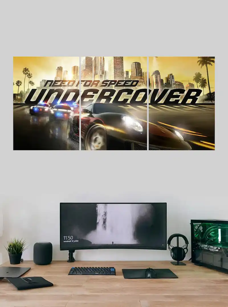 Need For Speed Undercover Gaming Split Poster