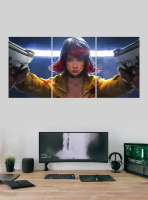 Garena Free Fire Best survival Battle Royale on mobile Split Poster