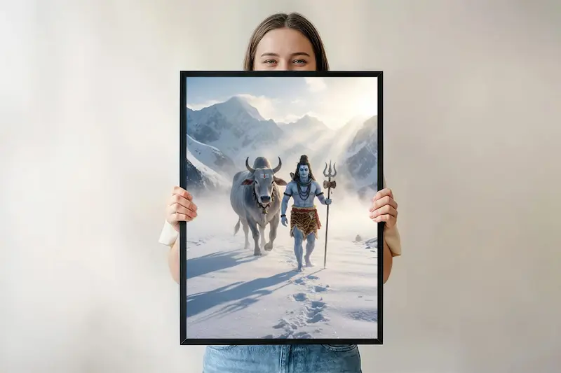 Mahadev & Nandi – Sacred Protectors of Faith Poster