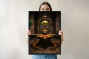 Har Har Mahadev – Divine Shiva Lingam Temple 🕉️🔱