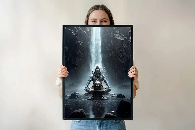 Har Har Mahadev – Divine Shiv Shankar Poster 🕉️🔱