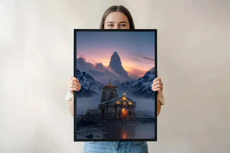 Har Har Mahadev – Divine Himalayan Shiva Temple 🕉️