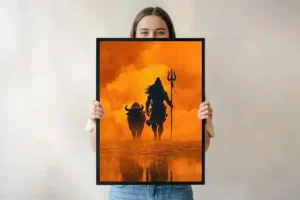 Mahadev & Nandi – Divine Eternal Connection Poster 🕉️🔱