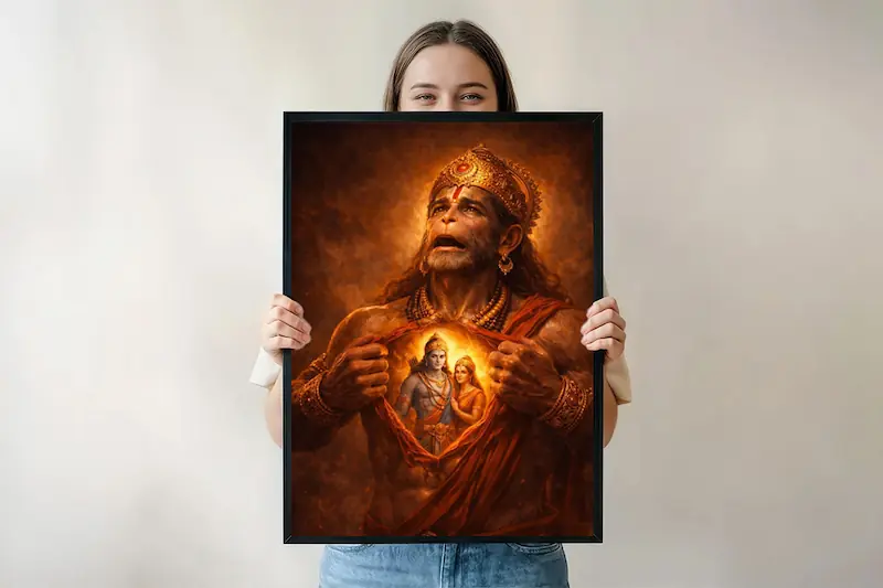 Hanuman Ji – The Fire of Eternal Bhakti 🔥