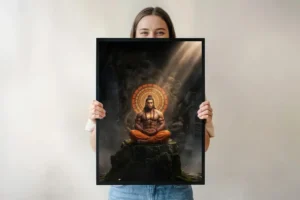 Hanuman Ji – The Supreme Devotee & Protector Poster 🕉️🔱
