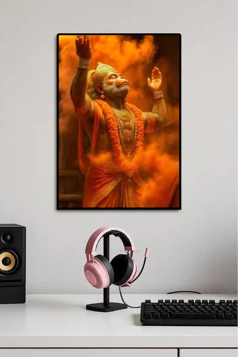 Hanuman Ji – Heart of Ram Bhakti ❤️🕉️ Poster