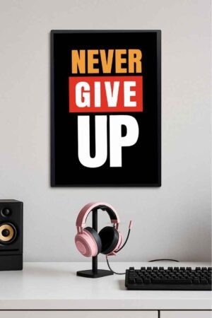 Never Give up Motivational Poster 1 💪🔥