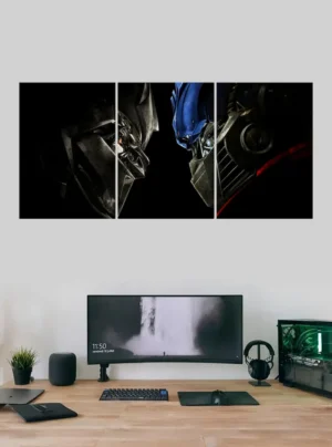 “Optimus Prime vs Megatron: Final Battle” Split Poster