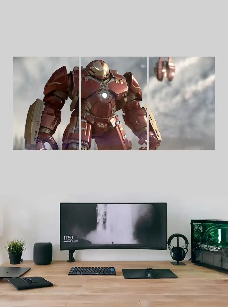 Iron Man  : Hulk Buster Split Poster