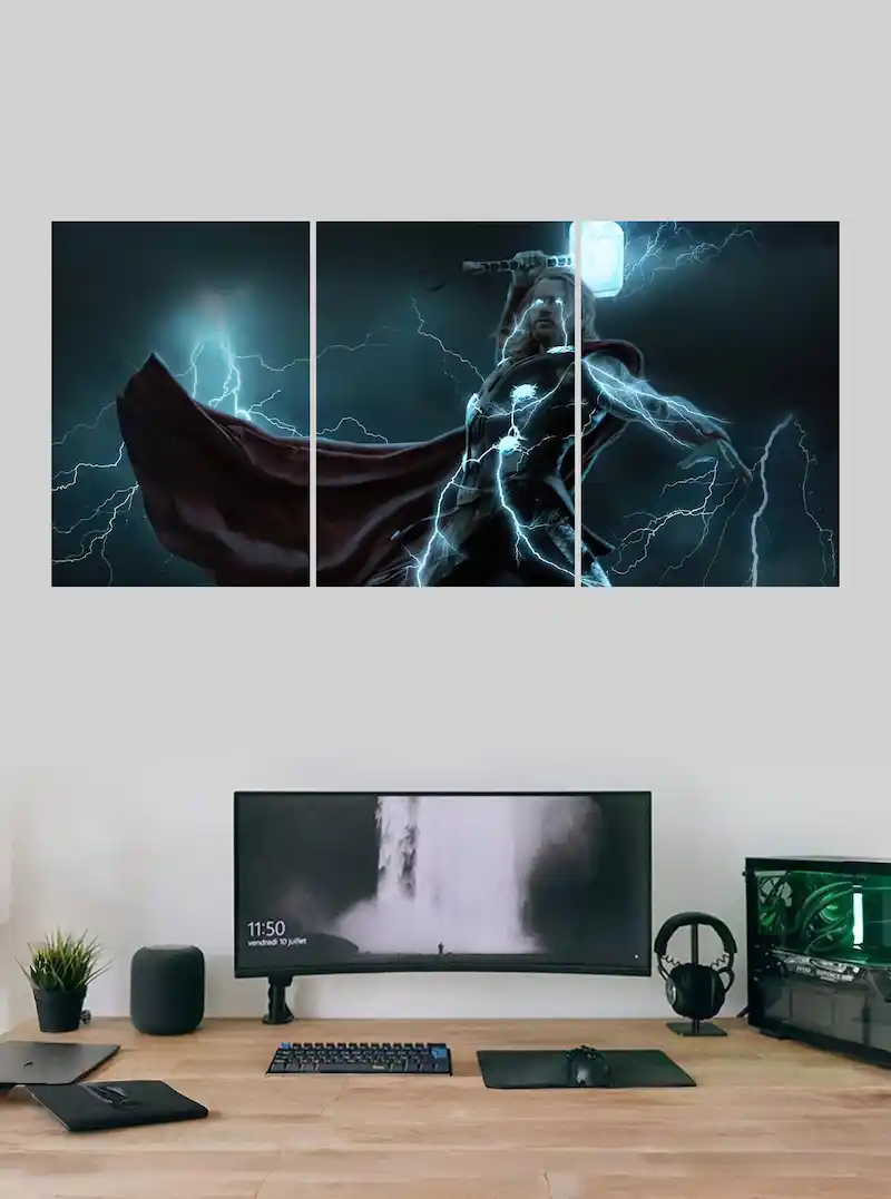 Thor Avengers: Endgame Split Poster