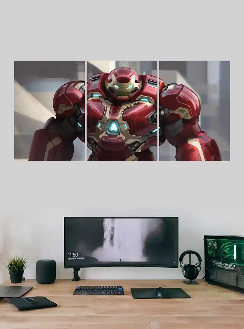 Iron Man Hulk Buster Sut Split Poster