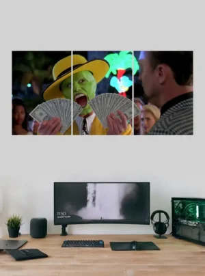 The Mask Movie Split Poster