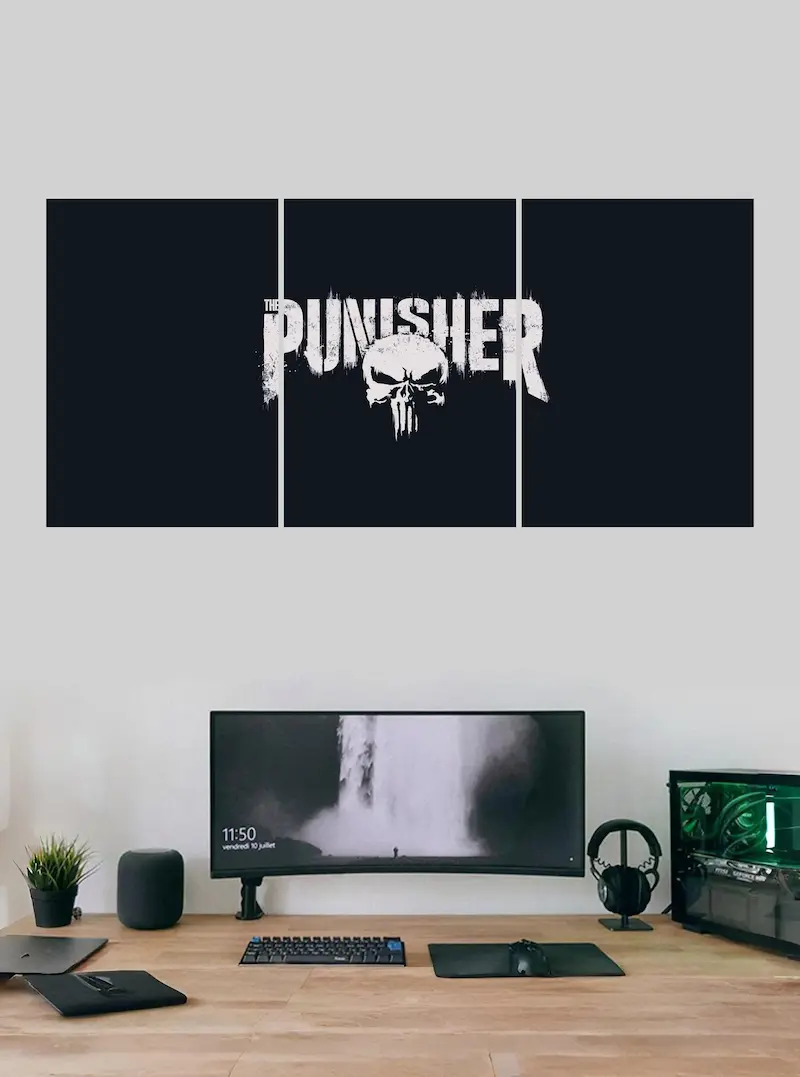 The Punisher Movie Split Poster