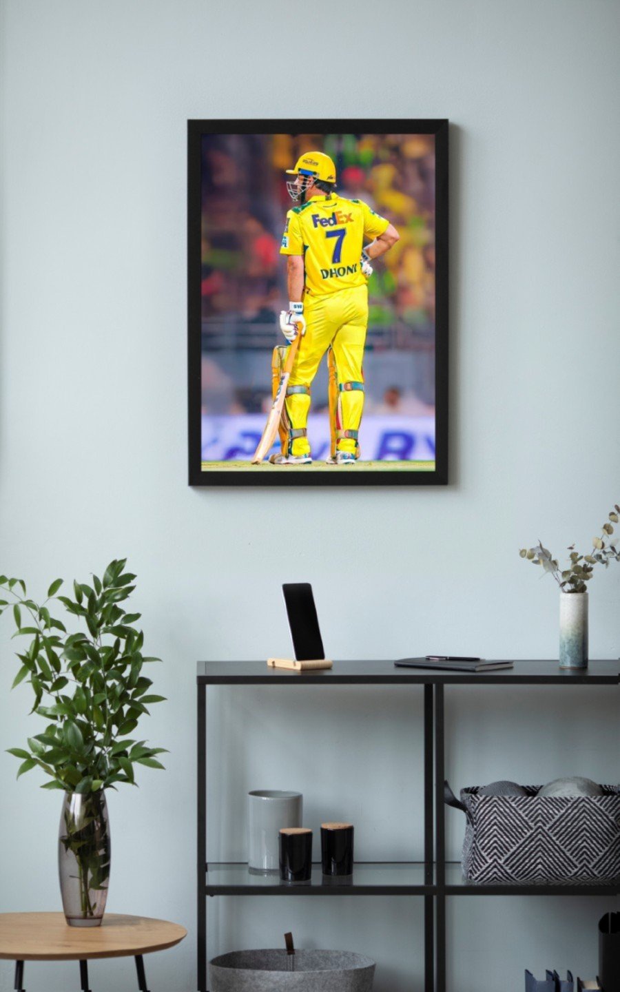 Ms Dhoni Csk Poster