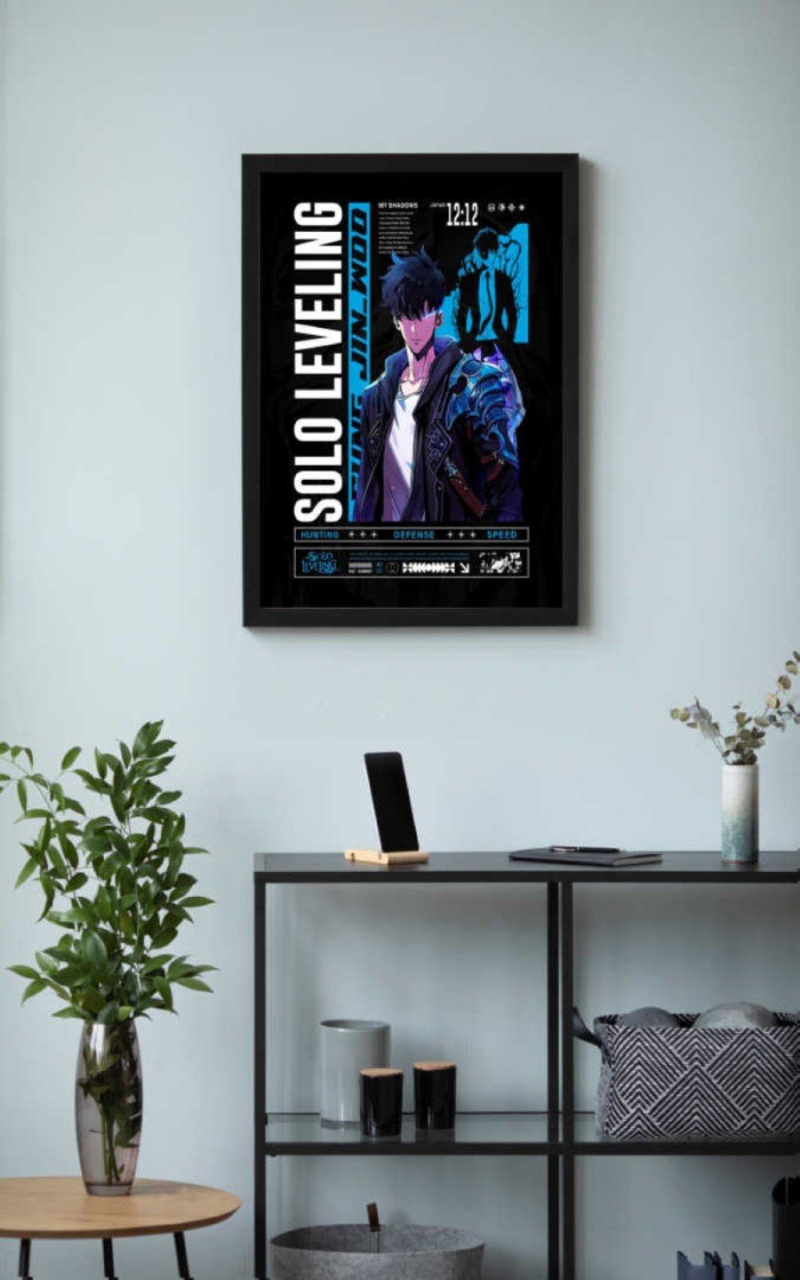 Sung Jin woo Solo Leveling Anime Poster