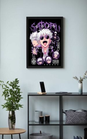 Satoru Gojo Jujutsu Kaisen Anime Poster