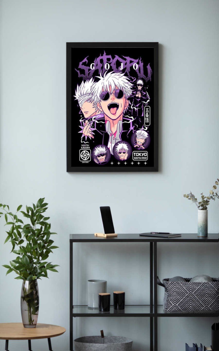 Satoru Gojo Jujutsu Kaisen Anime Poster