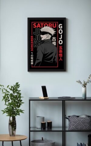 Satoru Gojo Jujutsu Kaisen Anime Poster 2