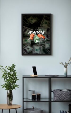 Money Is Important in Your Life Motivation Poster