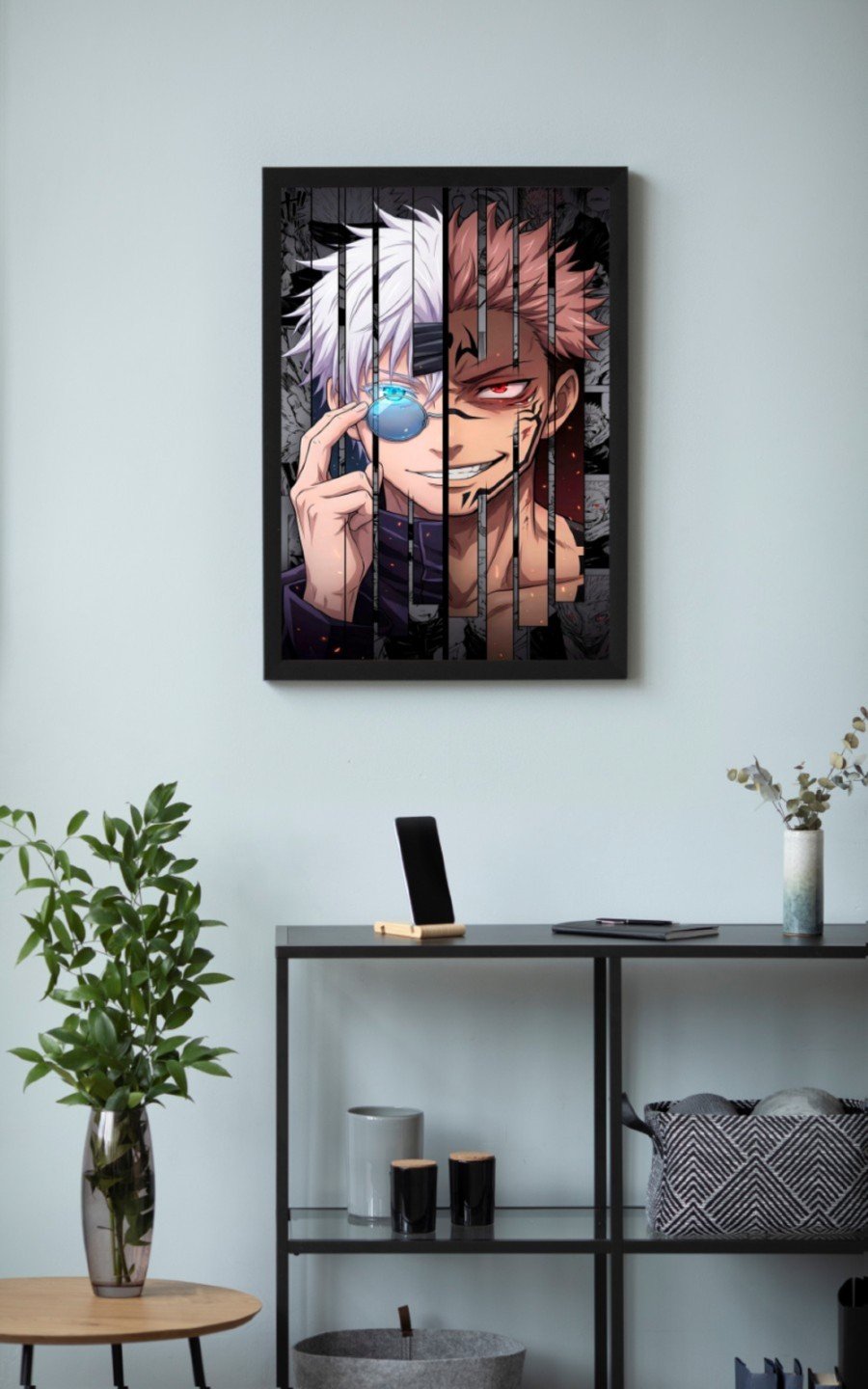 Dual Power: Gojo vs Sukuna Poster