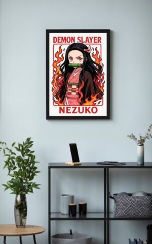 Nezuko Kamado Demon Slayer Anime Poster
