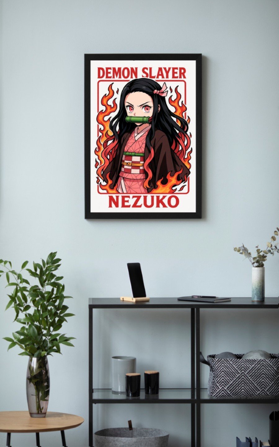 Nezuko Kamado Demon Slayer Anime Poster