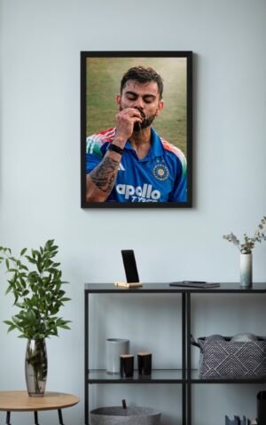 Virat Kohali India Cricketer Poster