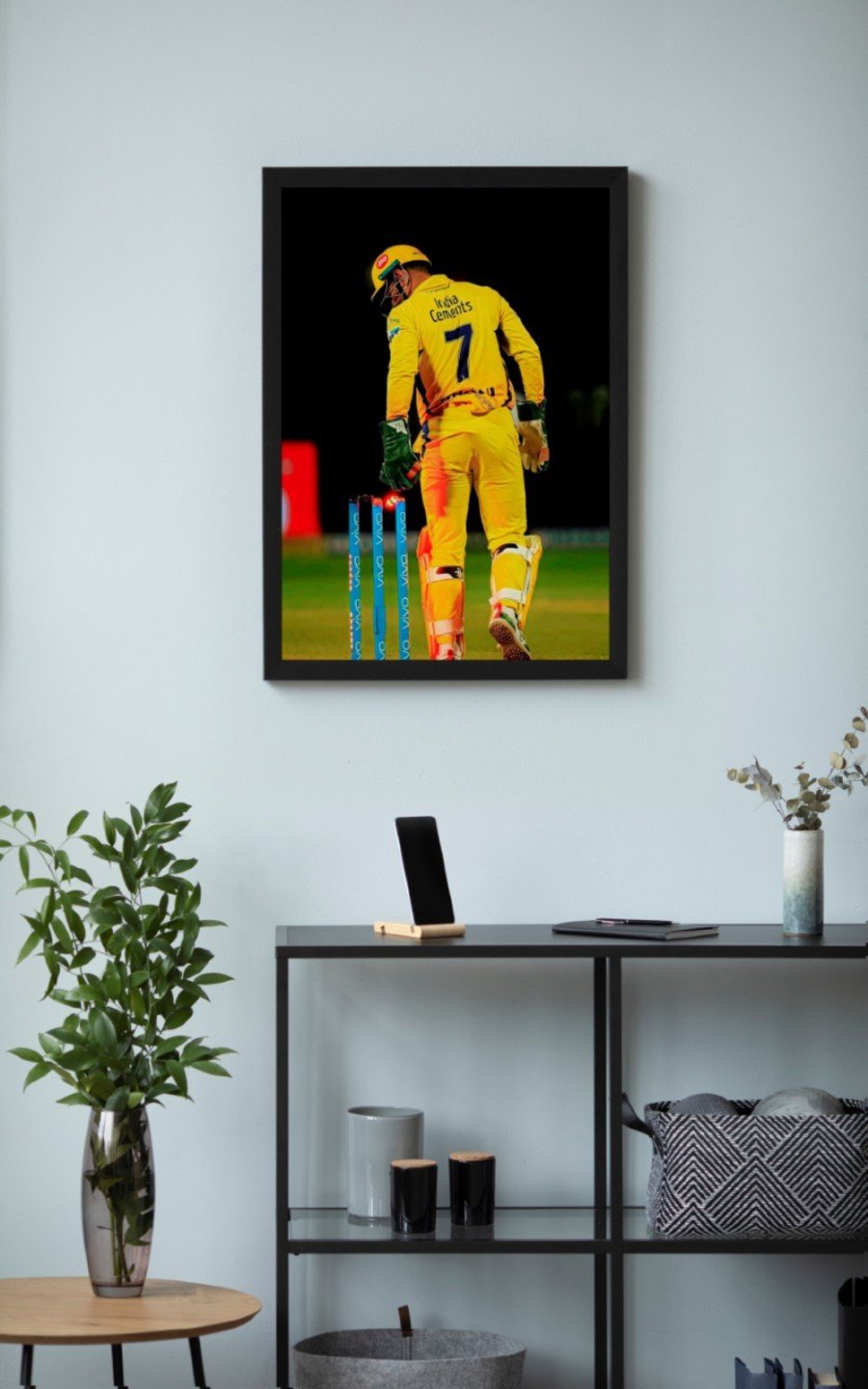Ms Dhoni Csk Poster 1