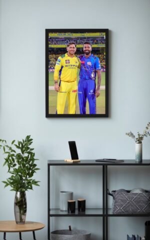 Hardik Pandya & Ms Dhoni 1 Frame Poster