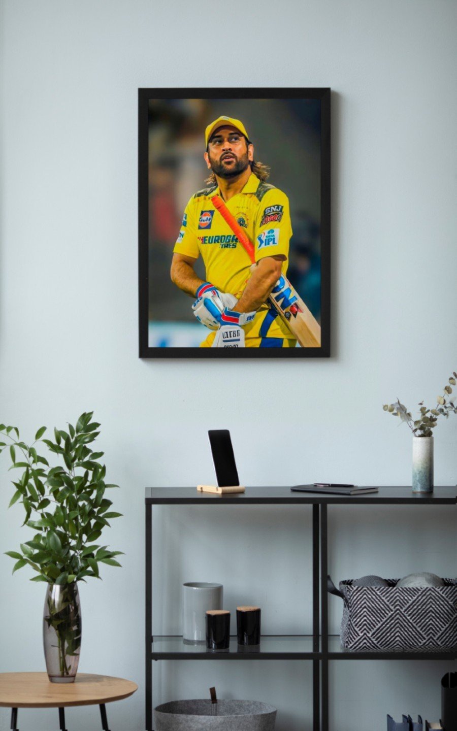 Ms Dhoni Csk Poster 2