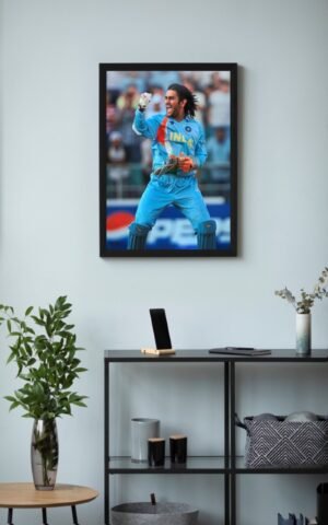 Ms Dhoni Indian Cricketer Poster