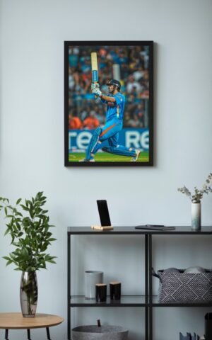 Ms Dhoni Indian Cricketer Poster 1