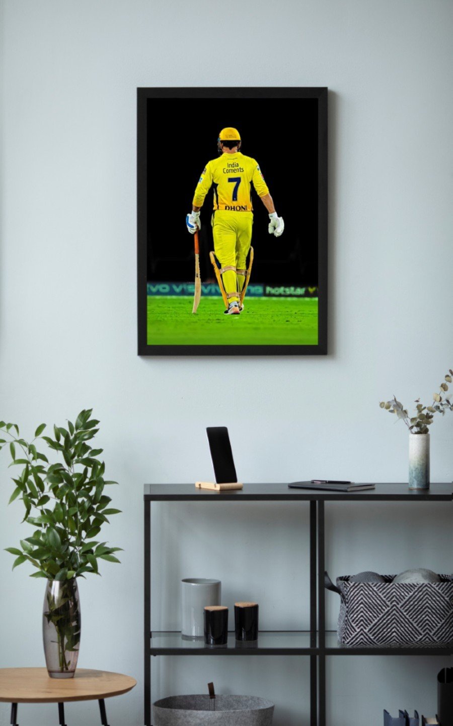 Ms Dhoni Csk Team Poster