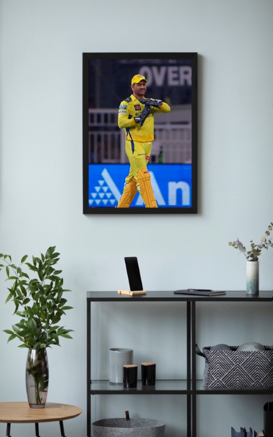 Ms Dhoni Csk Poster 3