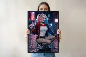 Harley Quinn – Queen of Chaos Poster | DC Villain Wall Art