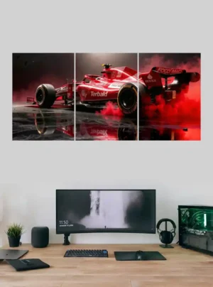 F1 Car Split Poster