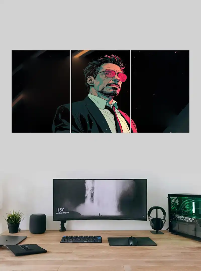 Tony Stark Split Poster