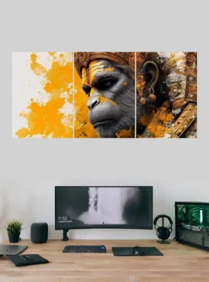 Hanuman Ji  Split Poster