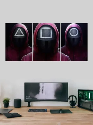 Squid Game Split Poster