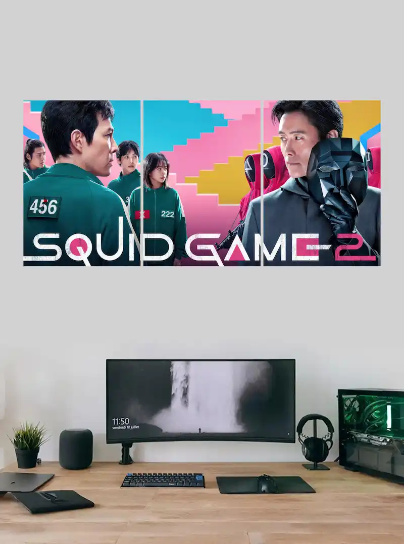 Squid Game Split Poster 1