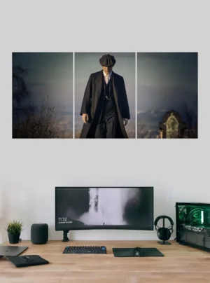 “Thomas Shelby Split Poster – Peaky Blinders HD Wall Poster