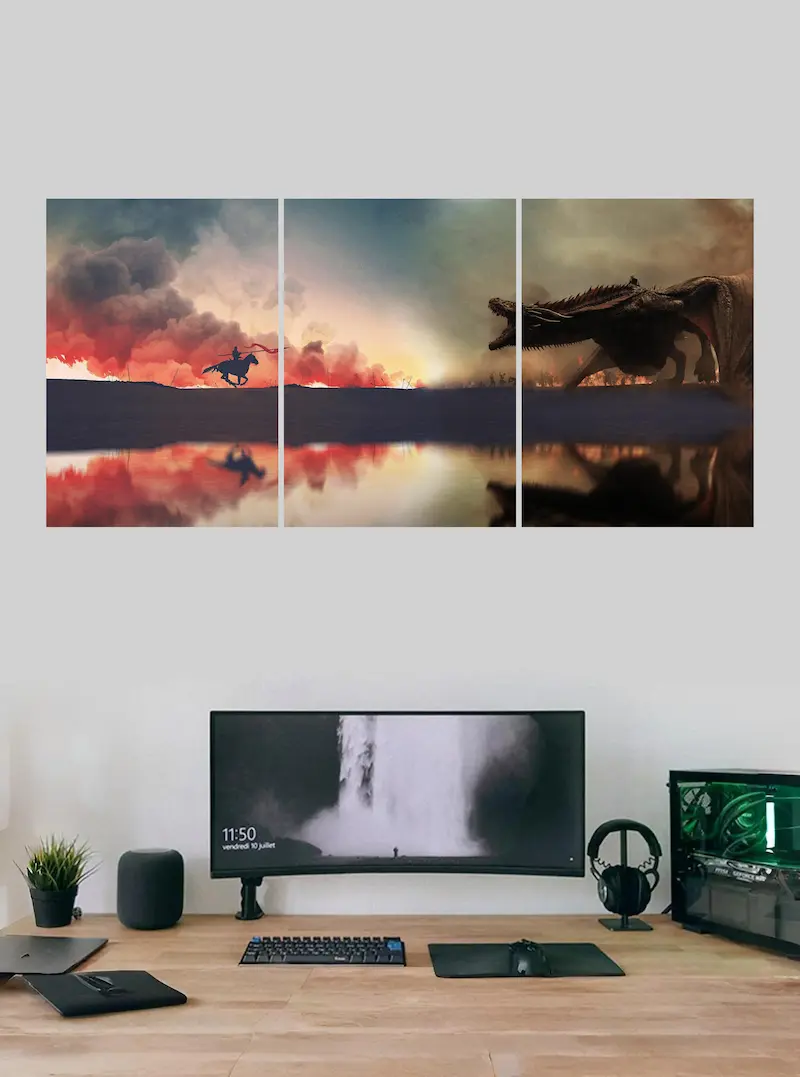 “Game of Thrones Split Poster