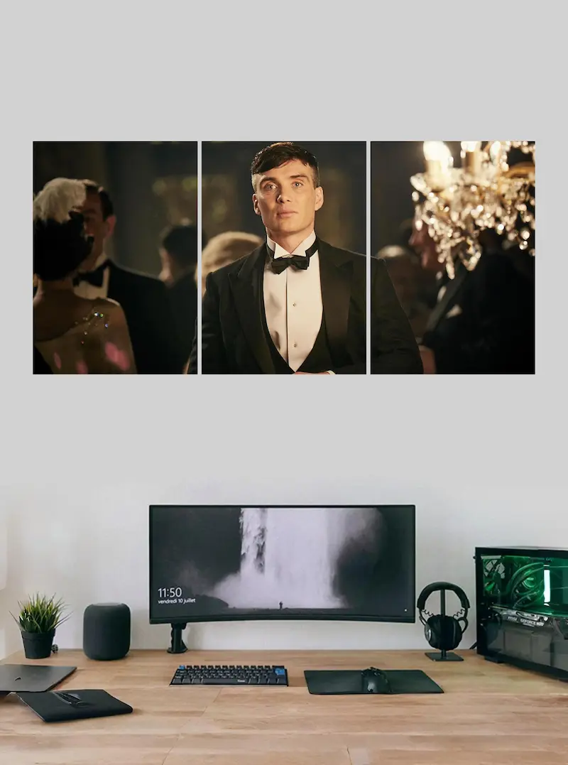 Thomas Shelby Peaky Blinders Split Wall Poster